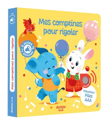 Auzou - Mes premiers sonores - Mes comptines pour rigoler  [EV240011-2]