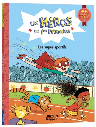 Auzou - Les héros de 1re primaire - Niveau 2 - Les super-sportifs  [BE200035-2]