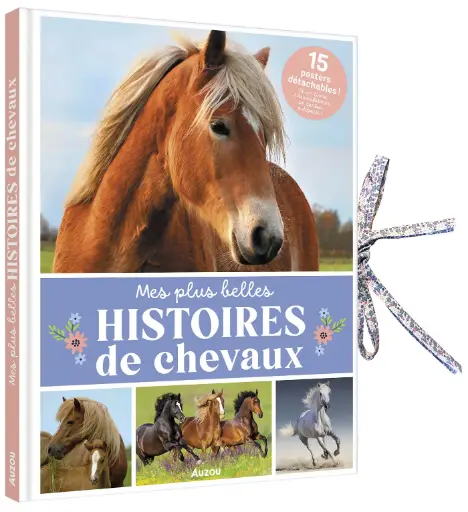Auzou - Livre-poster : Mes histoires de chevaux  [AL240012-1]