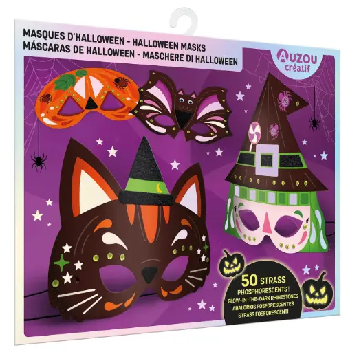 Auzou - Ma pochette d'artiste - Masques d'halloween  [LC250080-1]
