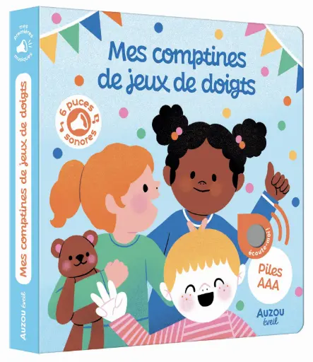 Auzou - Mes premiers sonores - Mes comptines de jeux de doigts  [EV240016-1]
