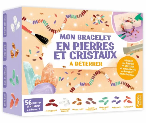 Auzou - Mon bracelet en pierres et cristaux à déterrer  [AC250061-1]