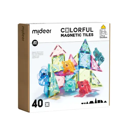 Mideer - Blocs magnétiques - Animaux [CT6399]