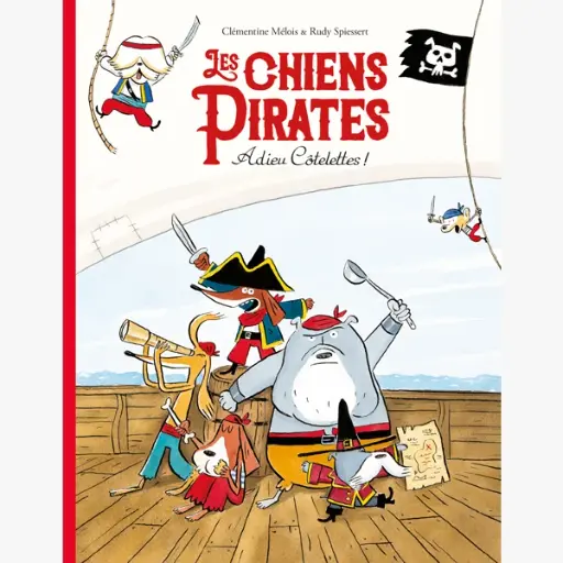Moulin Roty - Livre - Les chiens pirates - Adieu Côtelettes [894175]