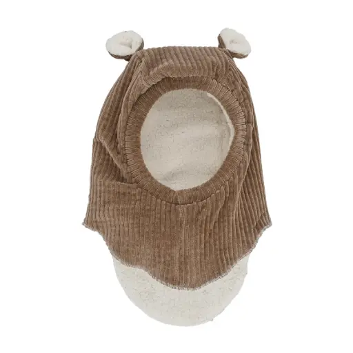 Rien que des Bêtises - Cagoule velours - Taupe
