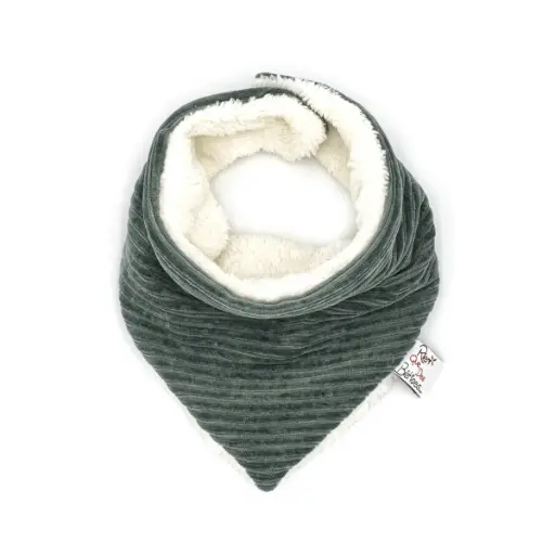 Rien que des Bêtises - Cache-cou velours - Kaki