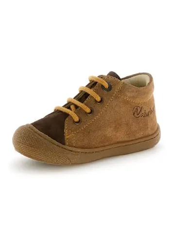 Naturino / Falcotto - Cocoon suede sole honey brown-dark brown-Zucca
