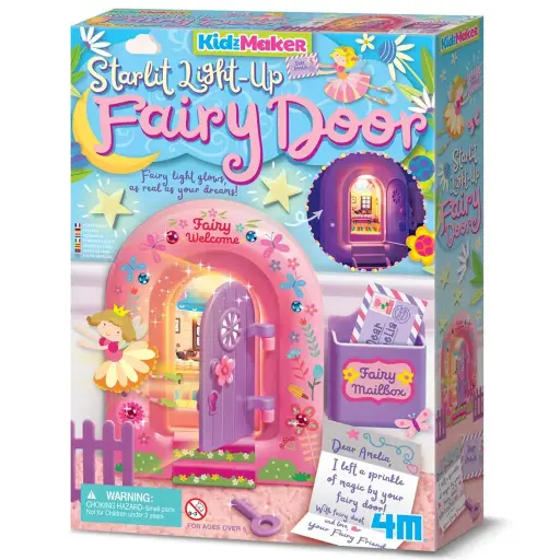 KidzMaker - Porte féérique lumineuse étoilée 4M - Kit de bricolage [JE615023]