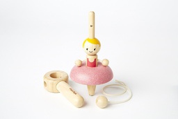 Plan Toys - Toupie ballerine en bois recyclé
