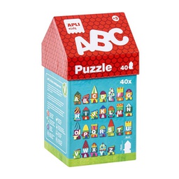 Apli - Puzzle Maisonnette ABC 40 pièces