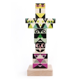 Bajo - Totem - cubes en bois