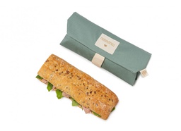 Nobodinoz - Sac Wrap à sandwich - Sunshine - Eden Green - 45X28 cm