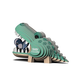 Eugy - Animal en 3D à monter soi-même - carton biodégradable - Crocodile