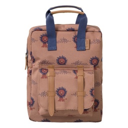 Fresk - Sac à dos enfant - small - Lions- Terre de Sienne