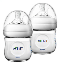 Avent - Biberon 2.0 Naturel Response - 125 ml - plastique - 2 pièces