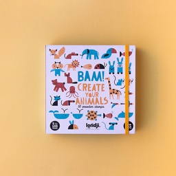 Londji - Ensemble d'étampes « Bam! Créez vos animaux »