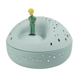 Trousselier - Veilleuse et Projecteur Musical - Le Petit Prince - Gris clair
