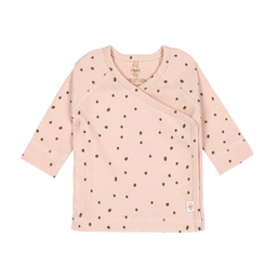 Lassig - T-Shirt Kimono - Pointillé Rose Poudré
