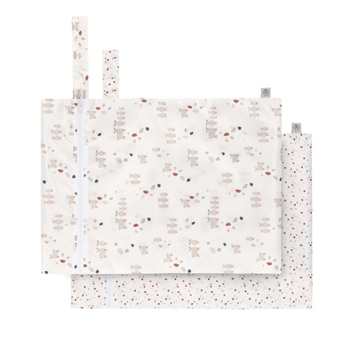 Lassig - Lot de 2 sacs à couches - Tiny Farmer Mouton