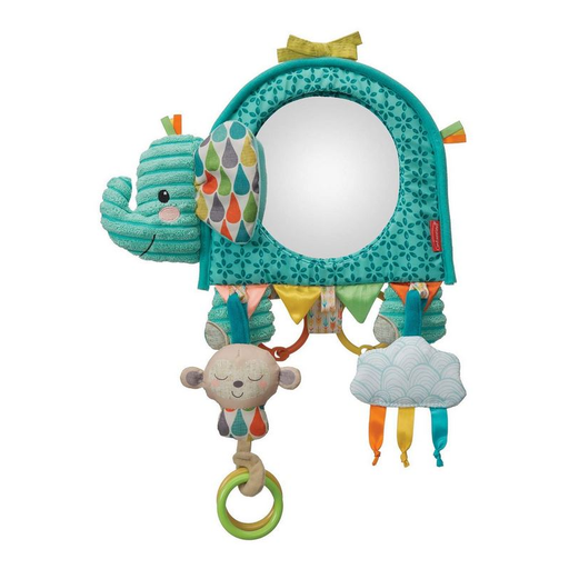Infantino - Eléphant avec miroir - 3 activités en 1 jouet