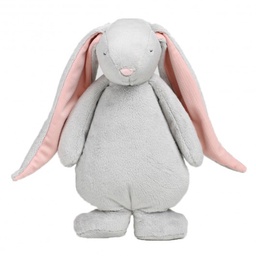 Moonie - Lapin Magique avec sons &amp; lumières - Gris avec oreilles roses