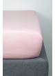 Kadolis - Drap housse coton BIO - Rose nude - 70X140 cm
