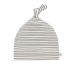 Lässig - Bonnet Rayé 0-1 Mois Rayé - Gris/Anthracite
