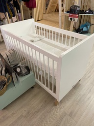 Bopita - Lit Bébé avec Matelas Inclus - Blanc - Seconde Main