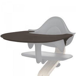 Nomi - Tablette pour chaise haute évolutive - Café - new
