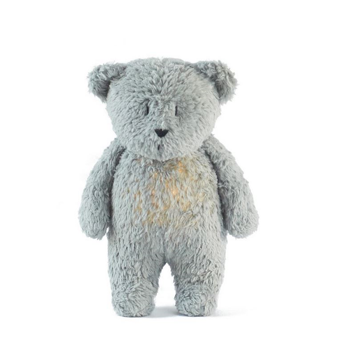Moonie - Peluche veilleuse musicale - Ourson en coton BIO - Gris [KGR2]