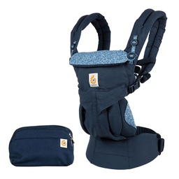 ErgoBaby - Porte-bébé Omni 360 - Fleurs Bleues