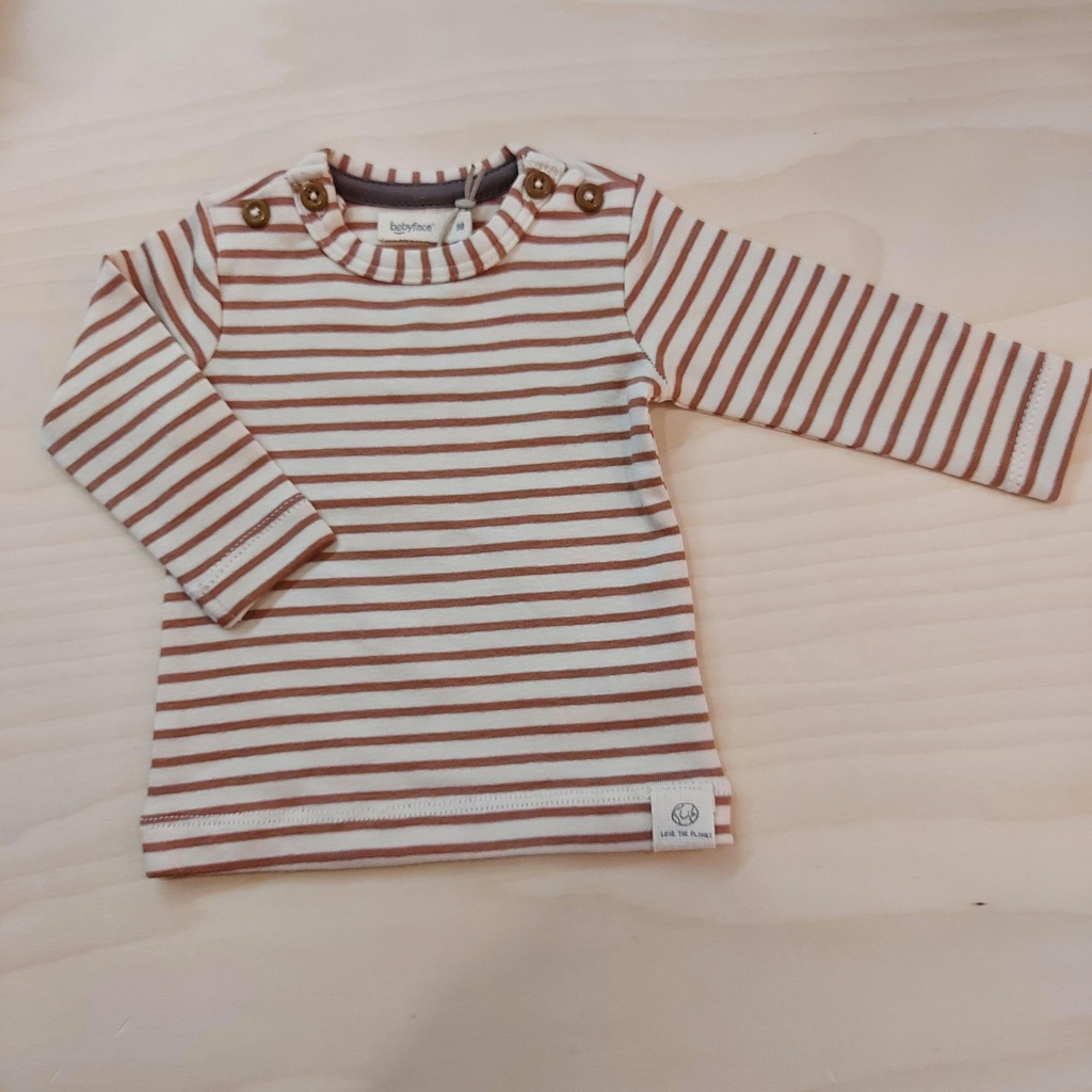 BABYFACE T-shirt ligné MOCHA