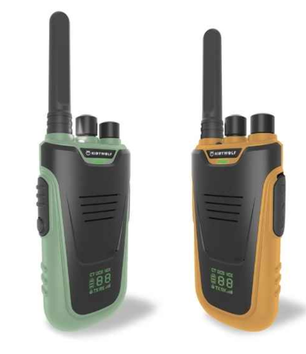 KIDYWOLF - KIDYTALK - Talkie-Walkie - Vert et jaune
