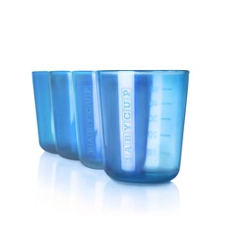 Babycup - Lot de 4 verres - Bleu