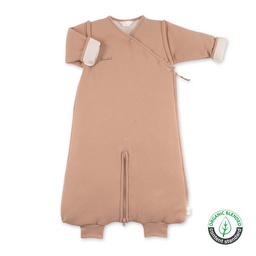 [155WAFLE85WU] Bemini - Magic Bag – Pady Waffle + jersey bio Tog 2,5 - 4/12 mois - Macaron/Natural