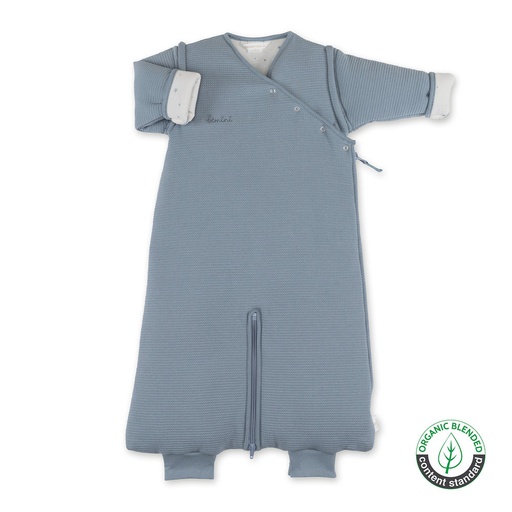 Bemini - Gigoteuse 4-12 mois - Pady Waffle + Jersey Bio Tog 2,5 - Blue Stone [155WAFLE66WU]