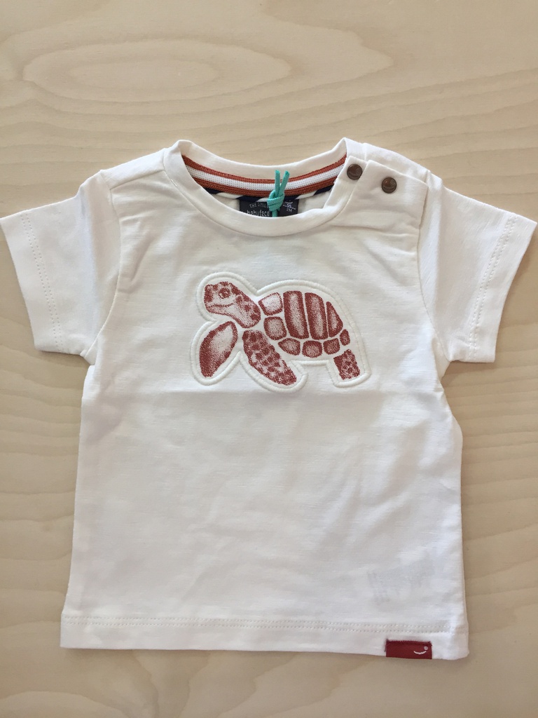 BABYFACE - T-shirt tortue garçon - Ivory