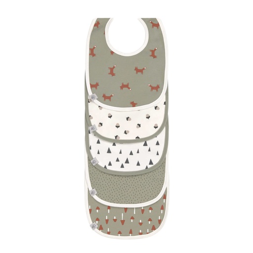 Lässig - Lot de 5 bavoirs - Little Forest Fox [1311002588]